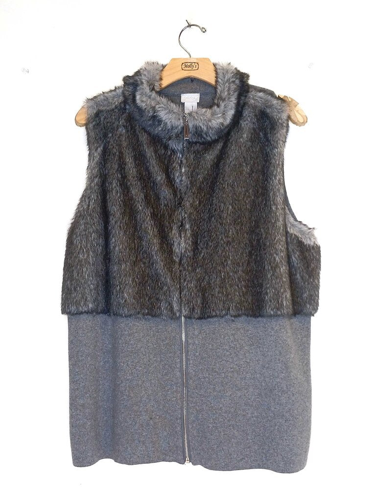 Chicos Zip Up Vest