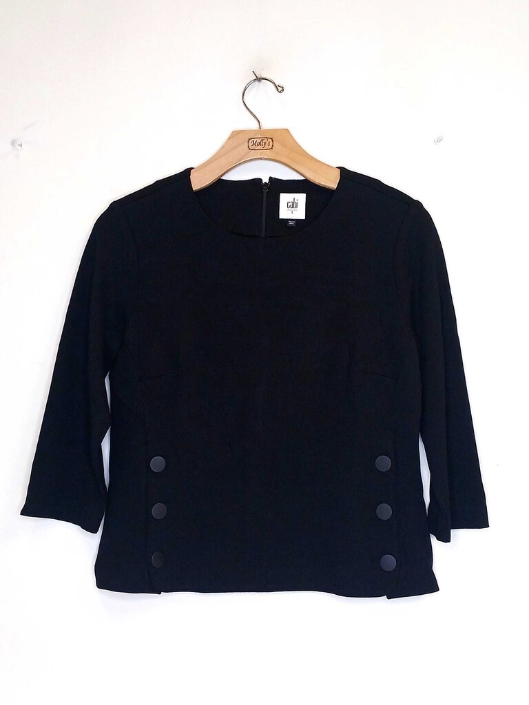 Cabi Long Sleeve Snap Top + Short Skirt