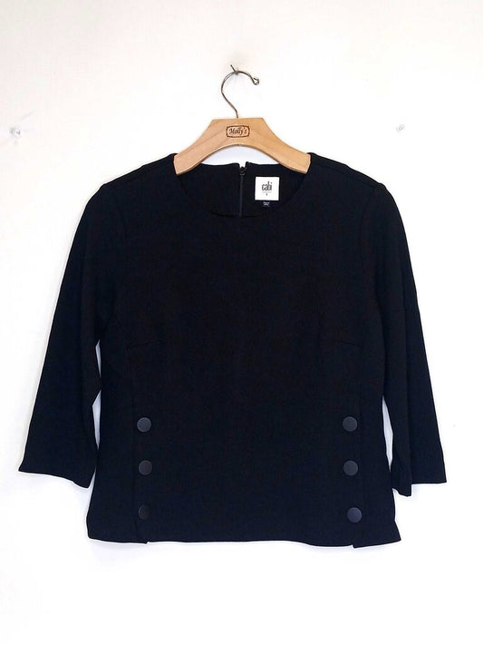Cabi Long Sleeve Snap Top + Short Skirt