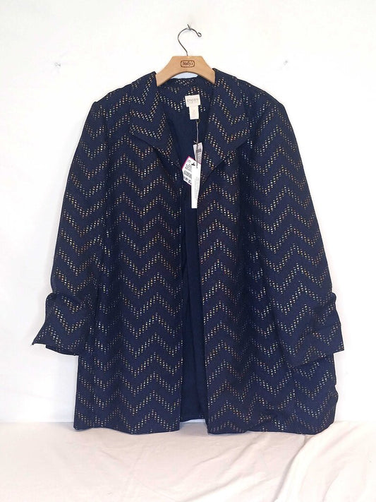 Chicos Chevron Blazer