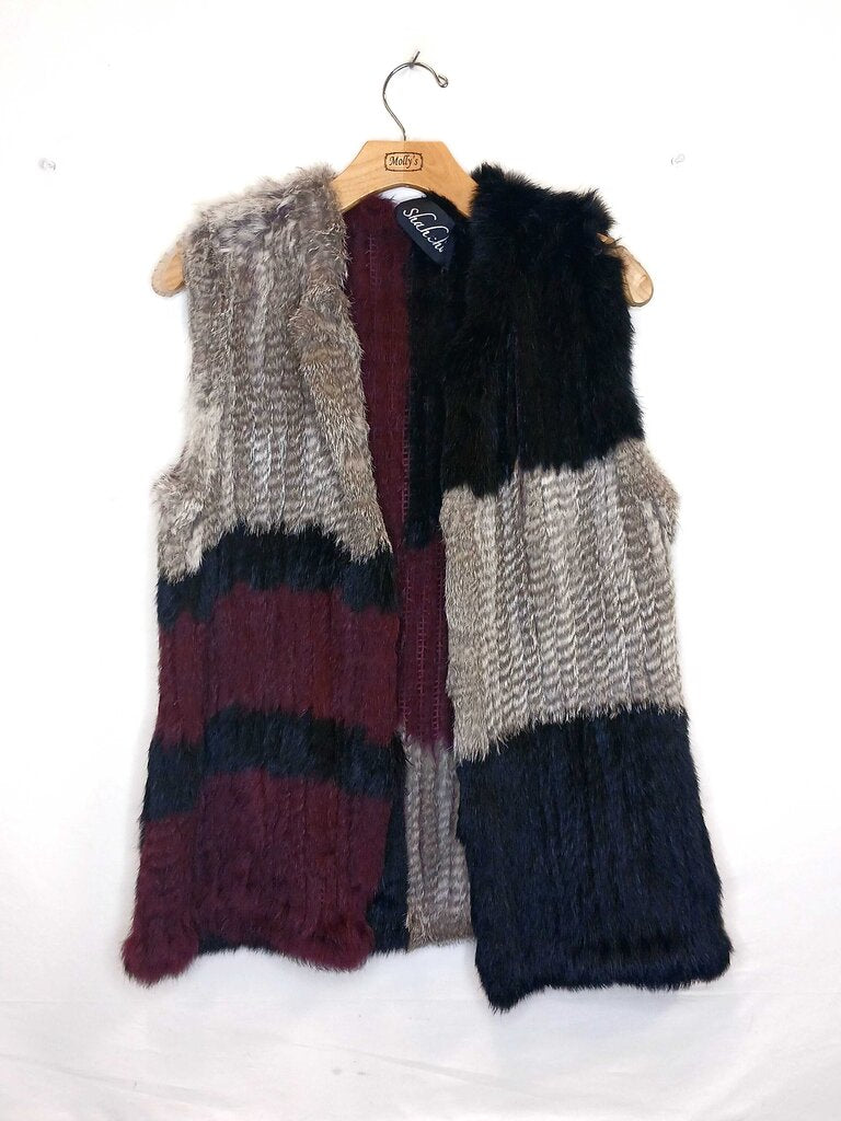 Shahchi Rabbit Fur Vest