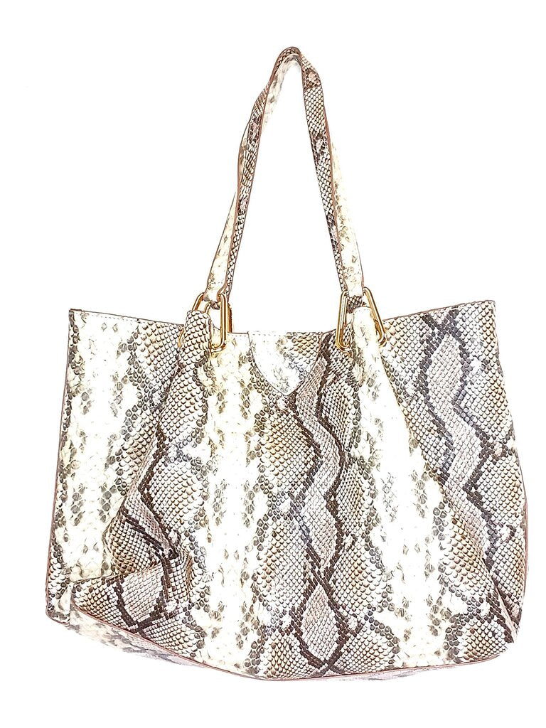 Ann Klein Faux Snake Skin Shoulder Bag