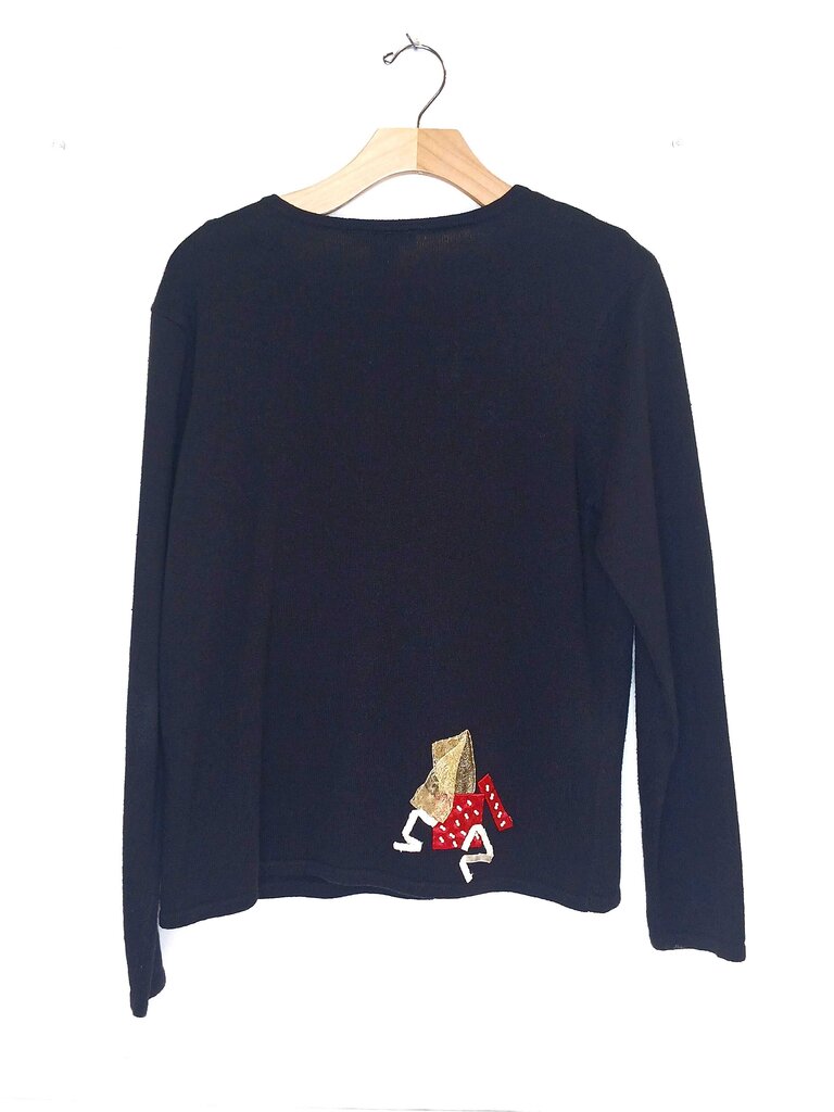 Cambridge Dry Goods Christmas Present Button Up Cardigan