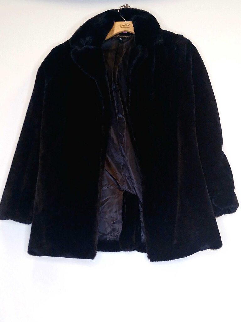 Catherine Maladrino Faux Fur Coat