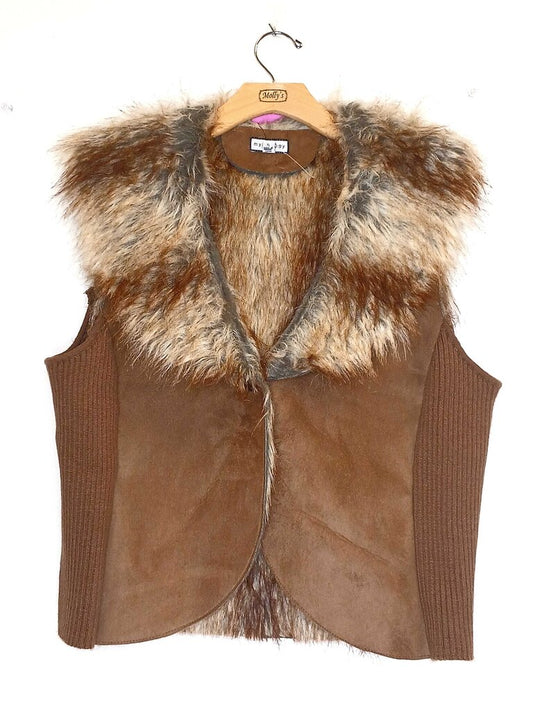 Mythology Faux Fur Vest