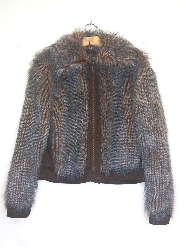 Lavee Long Faux Fur Coat