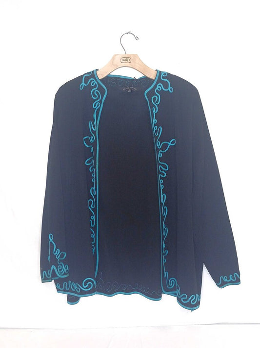 Ming Wang Long Open Ribbon Applique