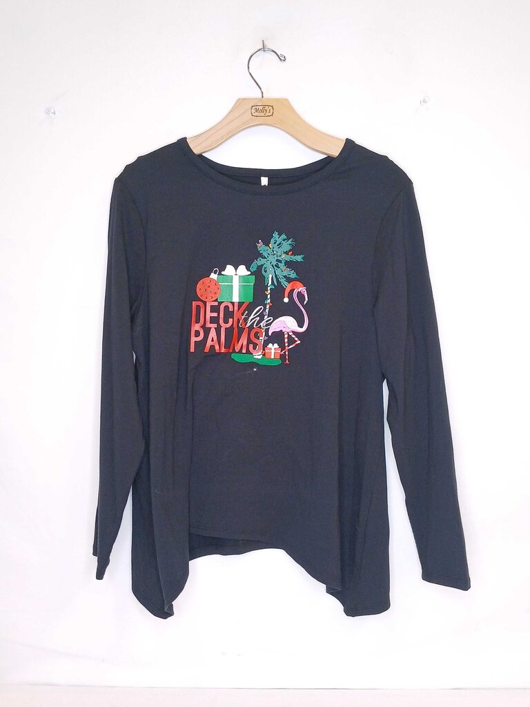 Leo & Nicole Deck The Palms Christmas Sweater