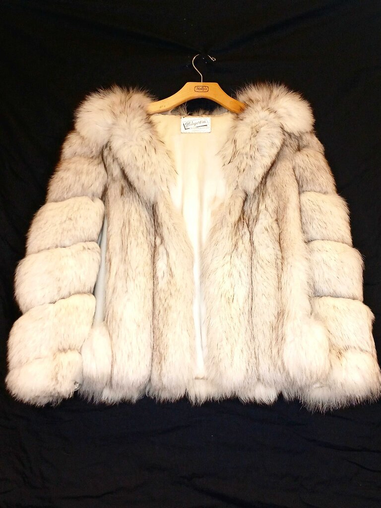 Fox Fur + Leather Coat