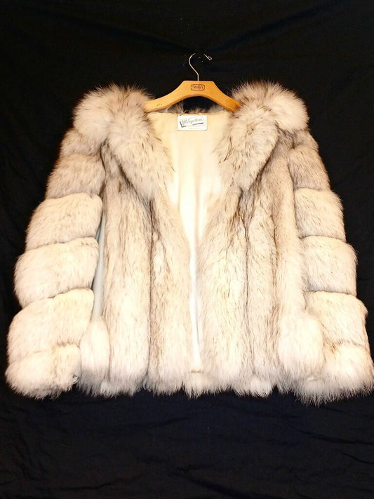 Fox Fur + Leather Coat