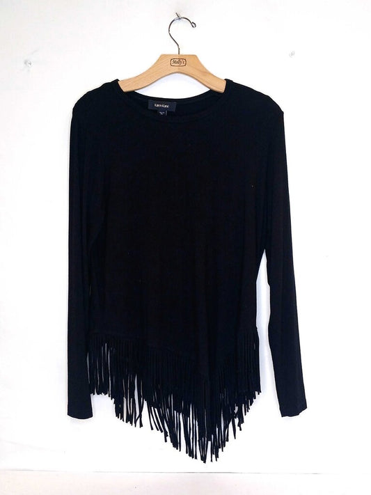 Karen Kane Long Sleeve Tassel Top