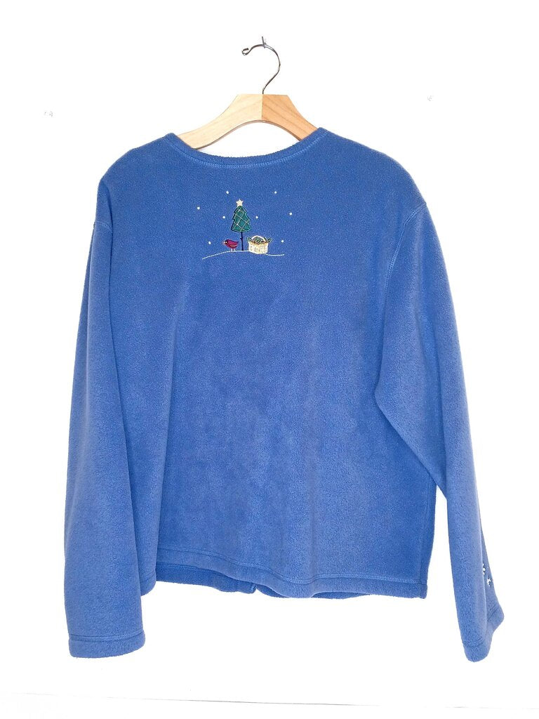 C&B Sport Embroidered Jacket W Snowflake Buttons