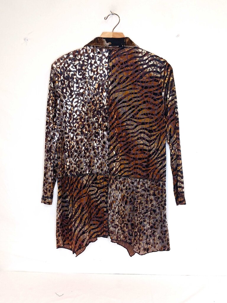Ali Miles Cheetah Print Top