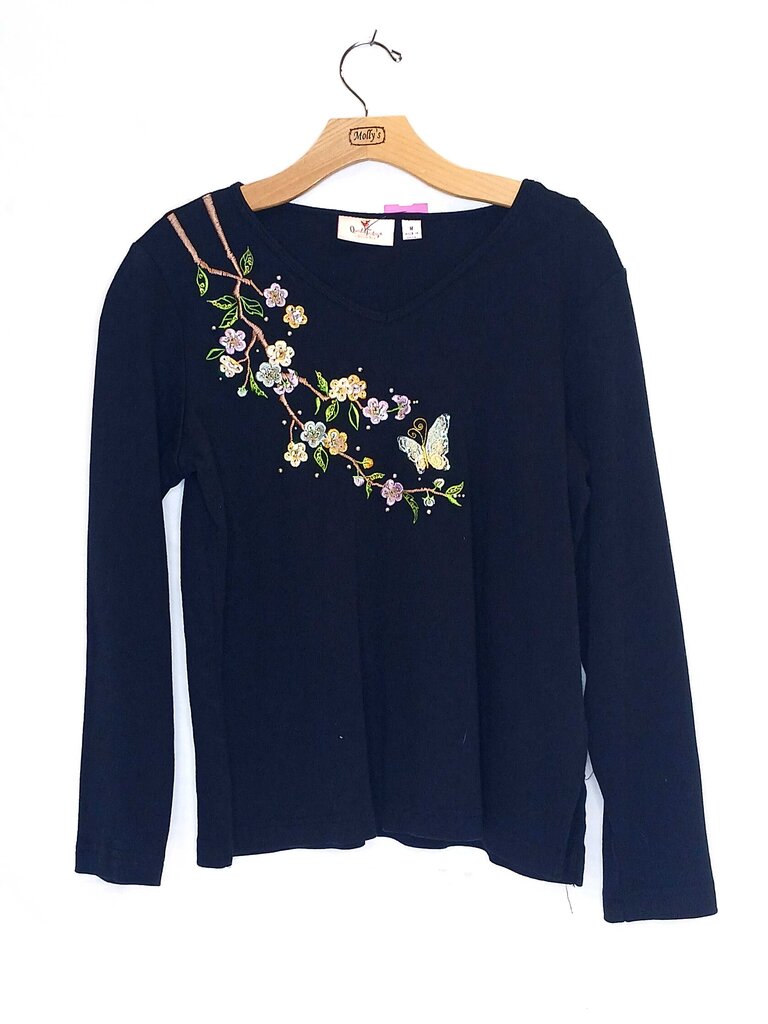 Butterfly Sequin Top