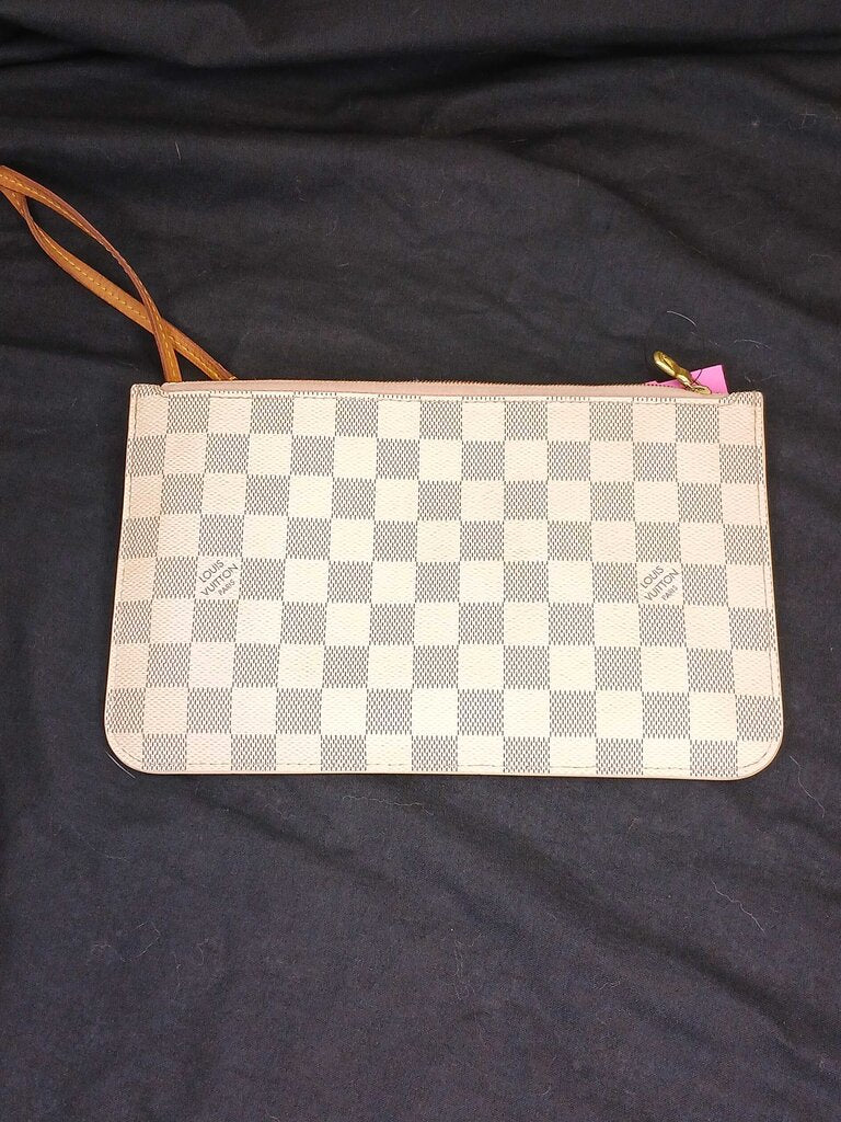 Louis Vuitton B+ Grade Damier Azur Neverfull MM Pochette Pouch