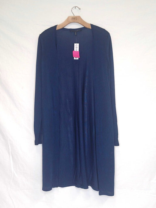 White Hosue Black Market Long Open Cardigan