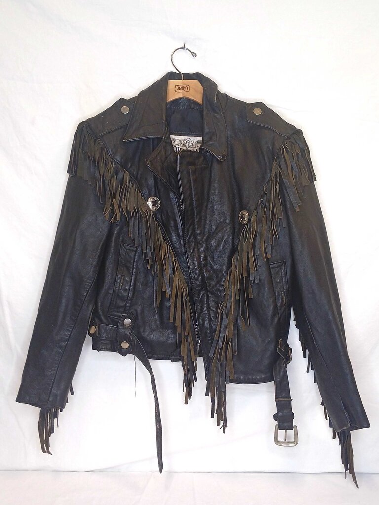 Open Road Tassel Leather Jacket