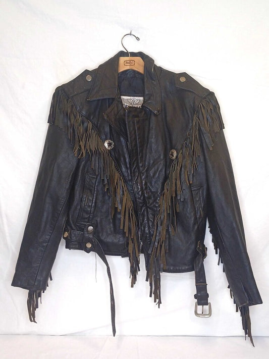 Open Road Tassel Leather Jacket