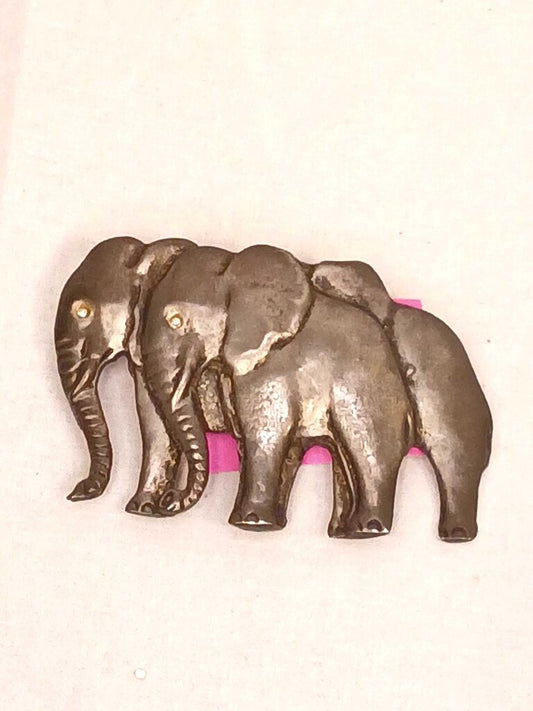 K Baumann Laloon Elephant Belt Buckle