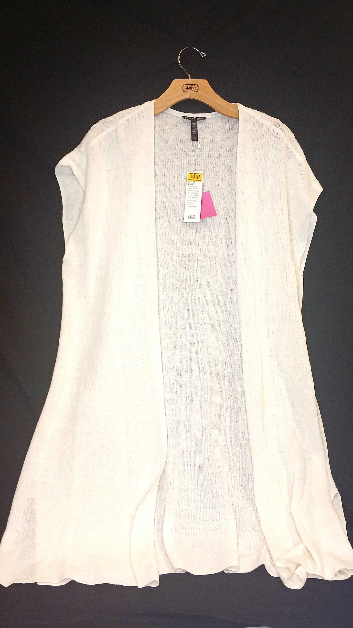 Eileen Fisher, Open Sleeveless Cardigan