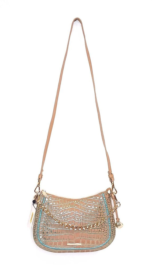 Brahmin Mod Shayna Mineral Blue Fremont Crossbody