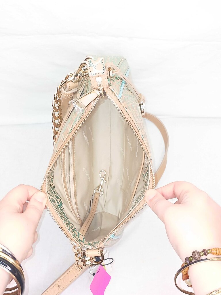 Brahmin Mod Shayna Mineral Blue Fremont Crossbody