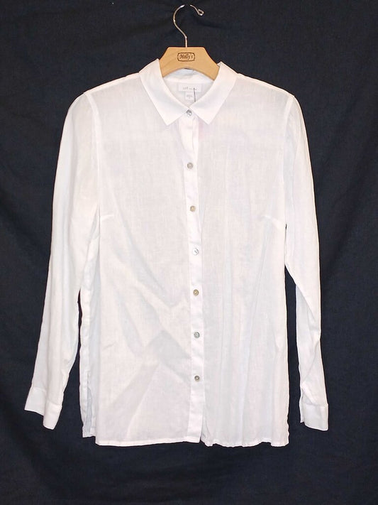 J Jill Love Linen Button Up Shirt
