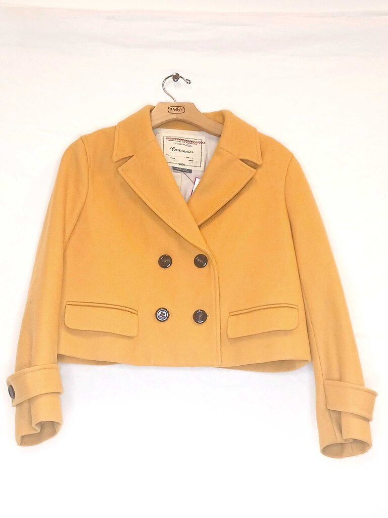 Cartonnier Wool Blend Button Up Coat