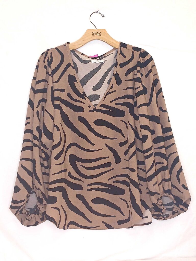 Mud Pie Animal Print Top