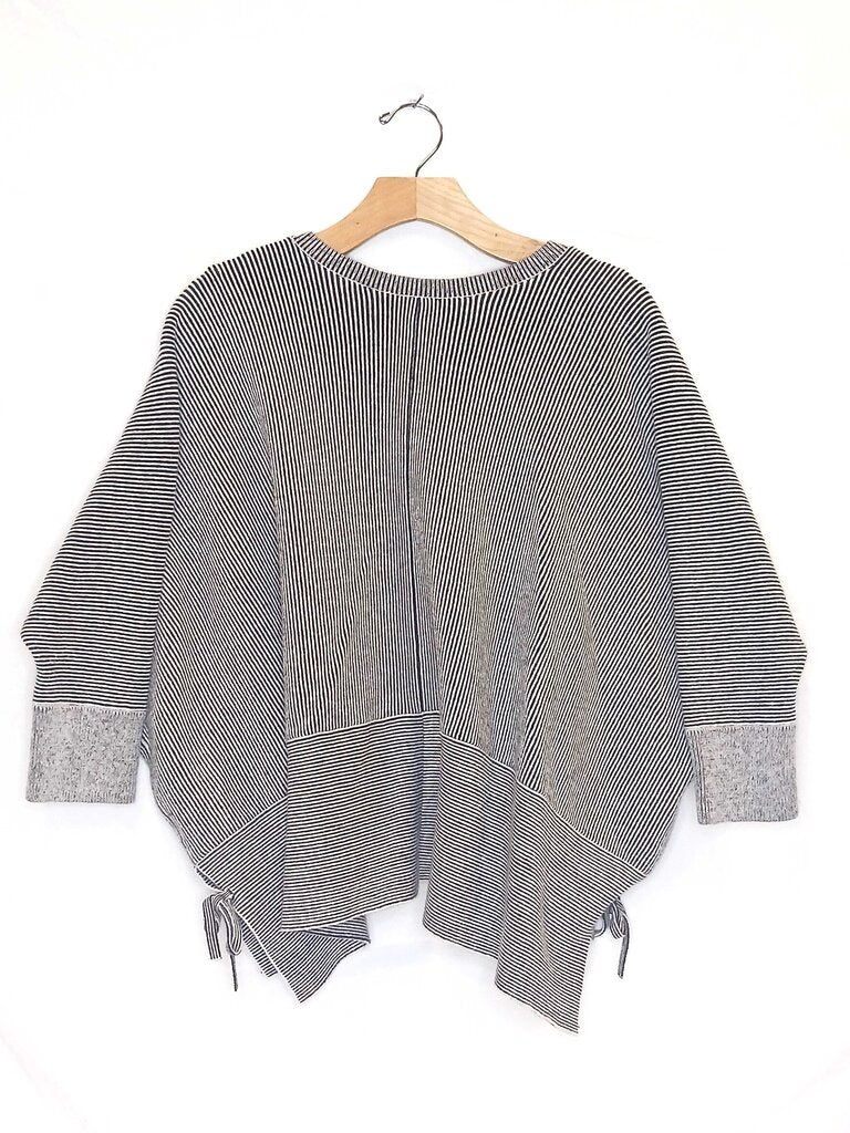 Cabi Stripped Zip Up Jacket