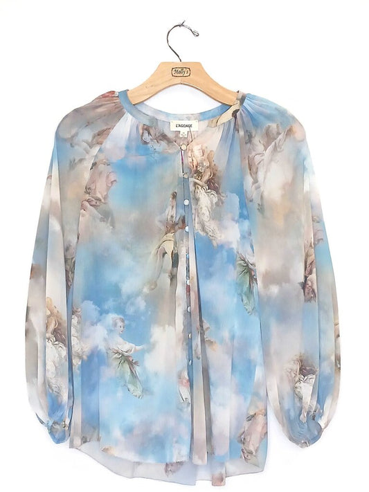 L'Agence Sheer Blouse