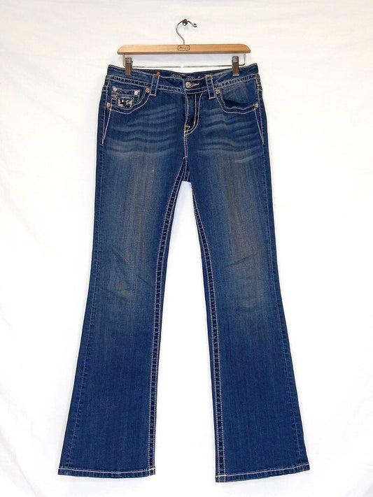 Miss Me Mid-Rise Boot Cut Jeans