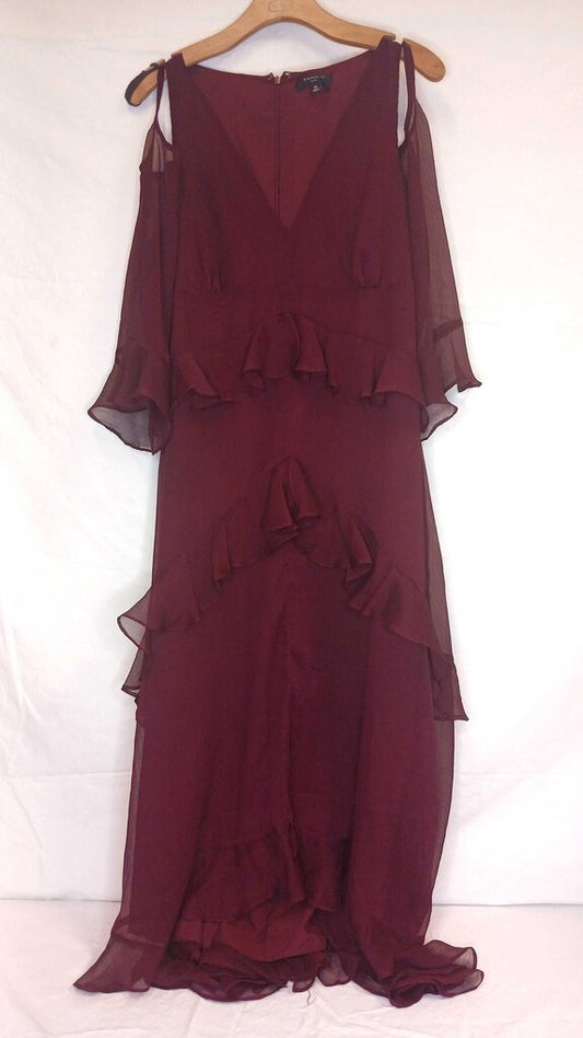 Tahari Tiered Ruffle Dress