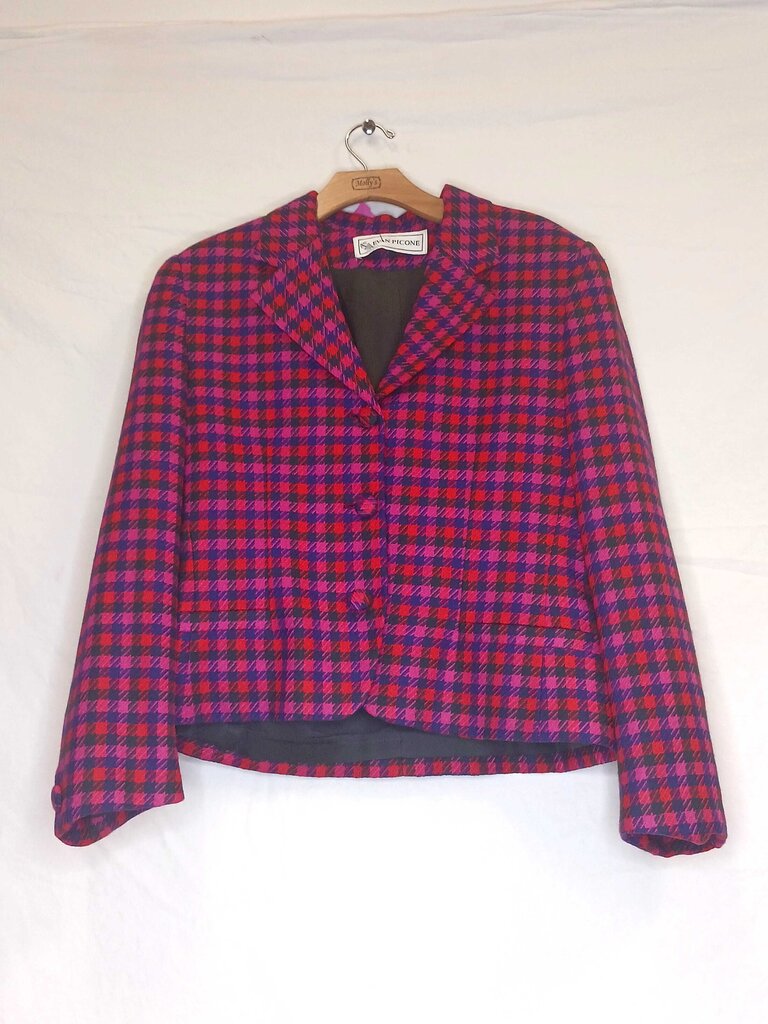 Evan Picone Tweed Blazer + Skirt