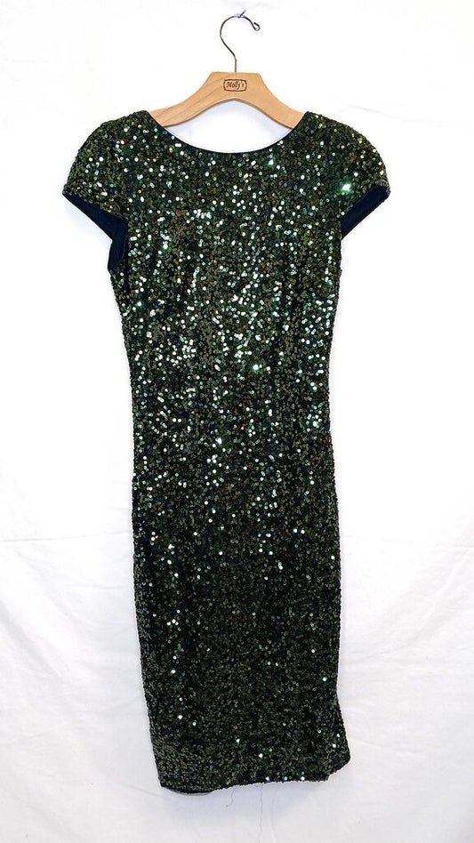 Sequin Backless Dress