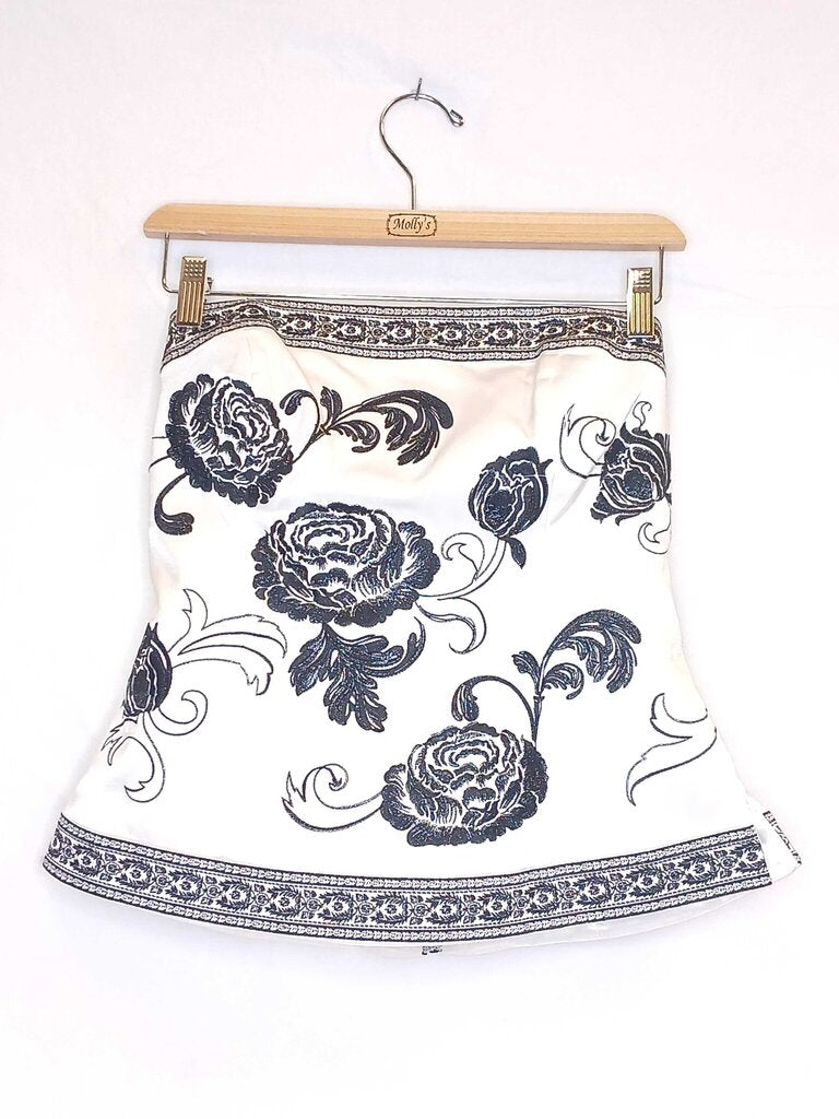 Floral Top + Belt + Skirt