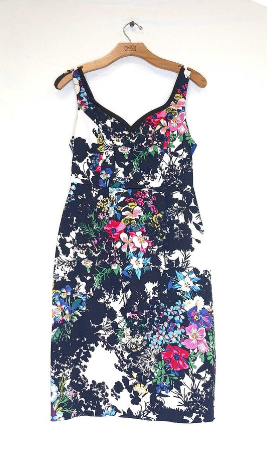 Leifnotes Sleeveless Floral Dress