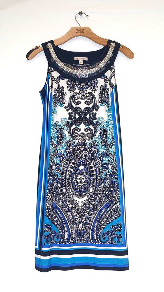 Established 1962 Paisley Sleeveless Dress