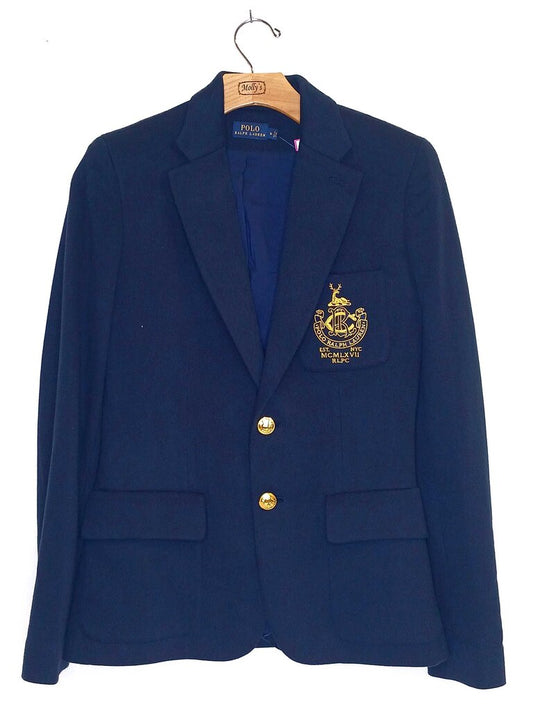 Ralph Lauren Single Breasted Crest Blazer