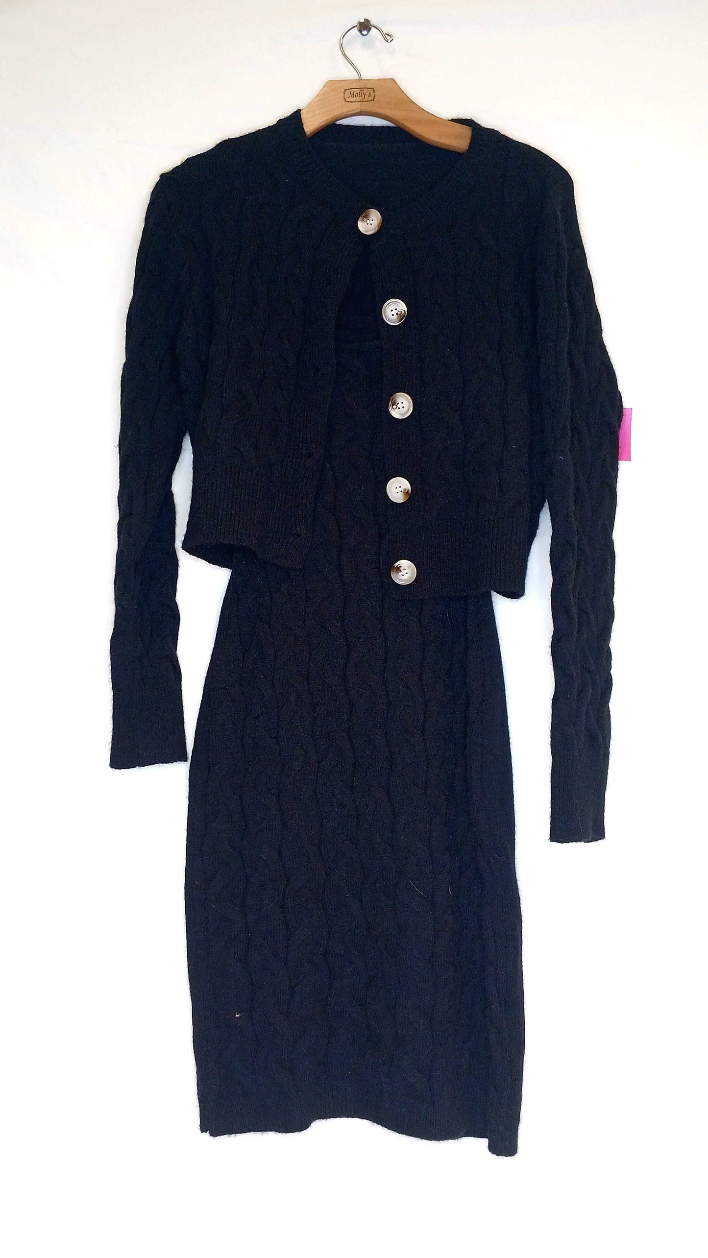 Sweater Cardigan + Dress