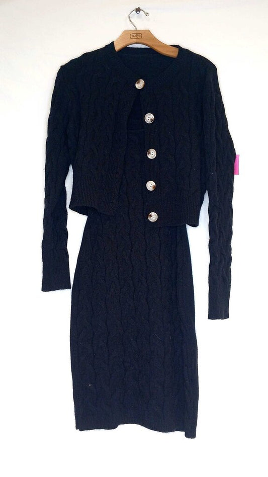 Sweater Cardigan + Dress