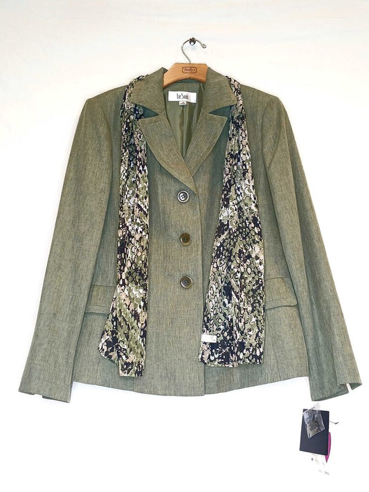 Blazer, Pants, and Scarf Set