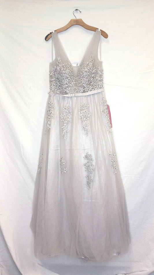 Baby Online Dress Sleeveless Tule + Floral Dress