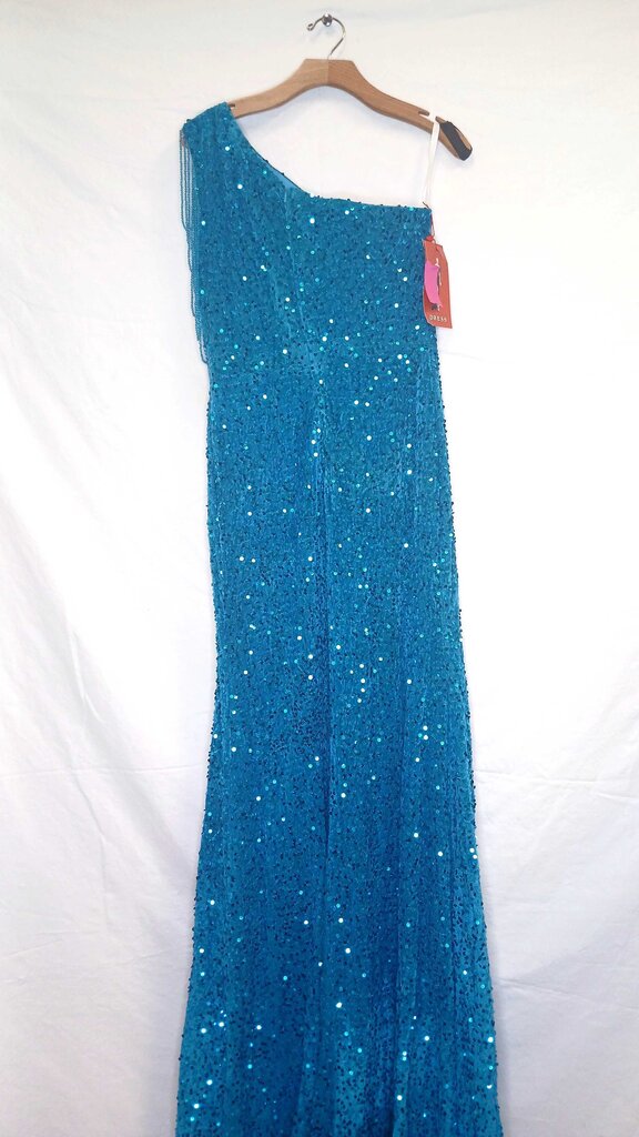 Slit Sequin Dress