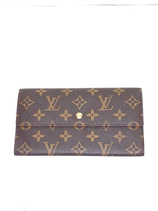 Louis Vuitton A Grade Monogram Porte Tresor International Checkbook Wallet