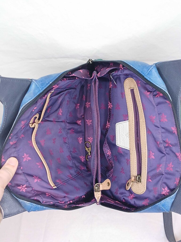 Anushka Leather Hand Painted Owl Purse + Wallet