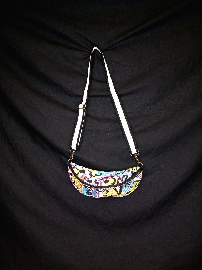Brighton Floral Graffiti Love Belt Bag Fanny Pack