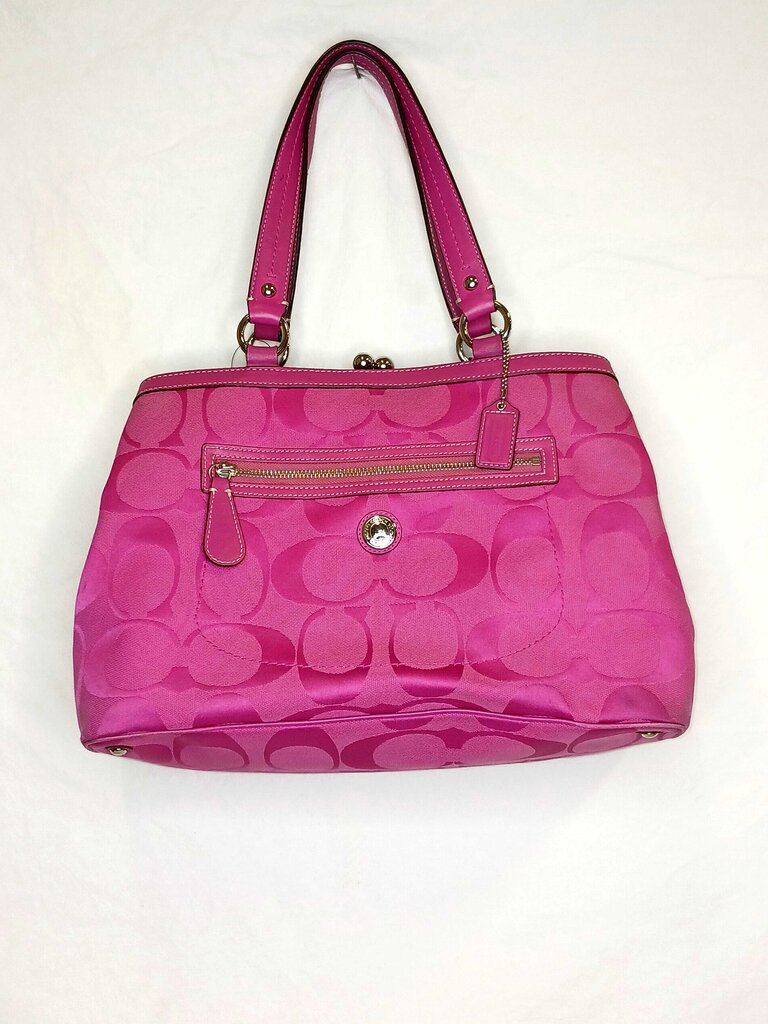 Coach Monogram Canvas Shoulder Bag