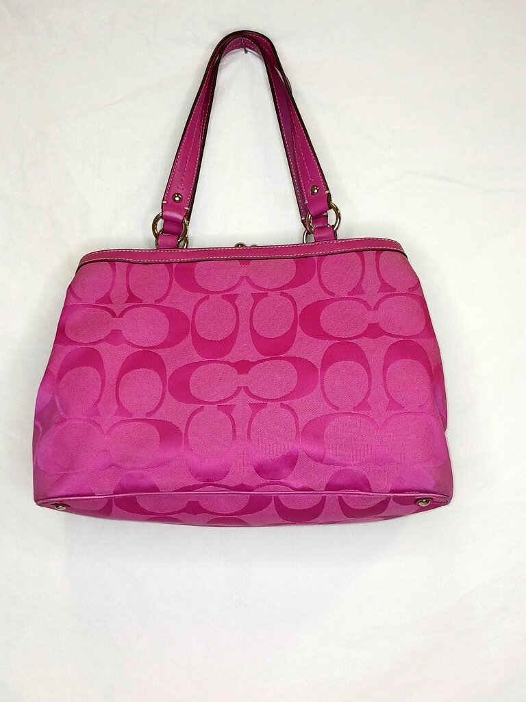 Coach Monogram Canvas Shoulder Bag