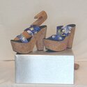 Francheska, Platform Wedge Heels With Embellishments